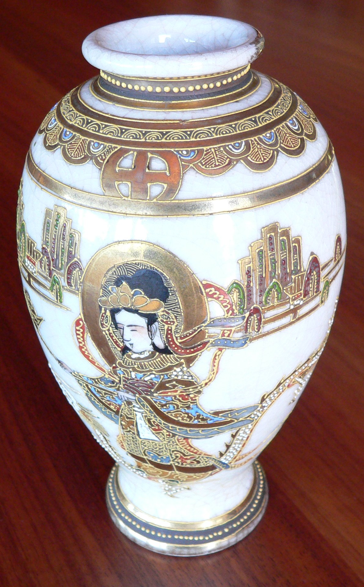 Vase identification satsuma Satsuma Pottery