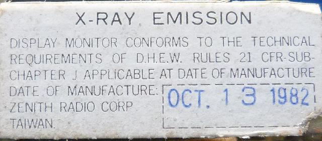 Date of Manufacture