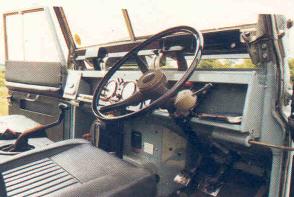 Series IIB cab interior