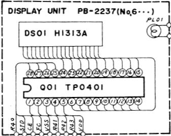 Display Unit PB-2247 TP0401 H1313A