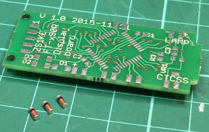 Fitting the MiniMELF diodes