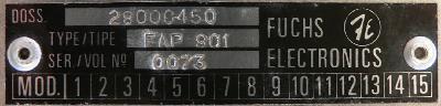 Serial Number 0072