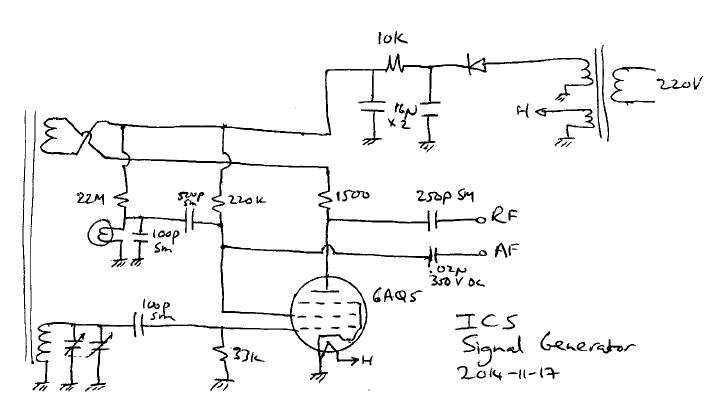 Hand-drawn Schematic