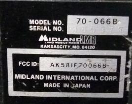 tally plate, FCC ID AK58IF70066B