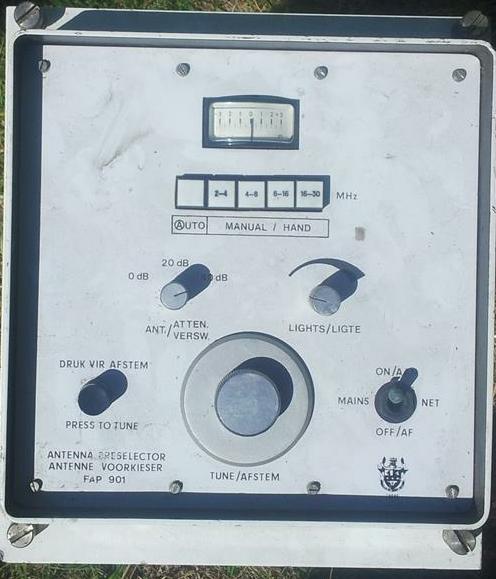 Fuchs FAP 901 Antenna Preselector front panel