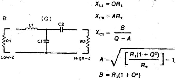 LC1C2 matching network